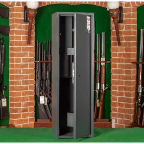 Сейф збройовий ШОС-1000, антрацитово-сірий