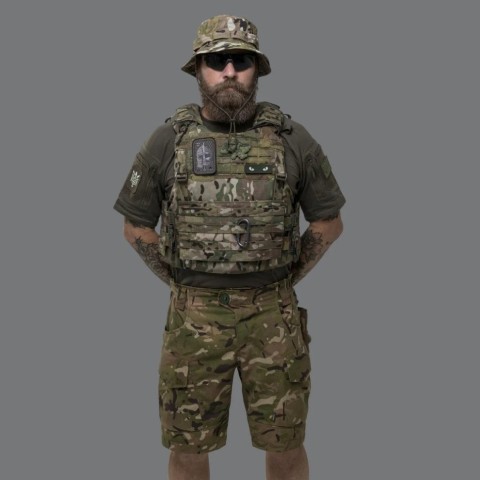 Комплект балістичних пакетів для бронежилета. Ukrarmor Перед та спина. S/M 2