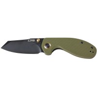 Нож CJRB Maileah L Black Blade, AR-RPM9 Steel, G10 green