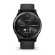 Смарт-часы Garmin vivomove Sport черные с силиконовым ремешком и графитовыми вставками
