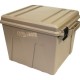 MTM Ammo Crate Utility Box ACR12- #12 Large, Dark Earth (39x37x33cm) - Кейс герметичный для хранения патронов