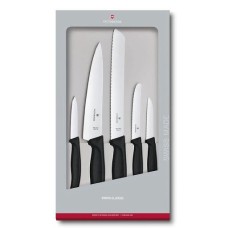 Набор кухонных ножей Victorinox SwissClassic, 5 шт.,черный