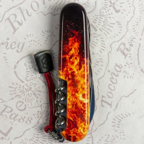 Складаний ніж Victorinox CLIMBER ZODIAC Вогняний кінь 1.3703.Z5210pk