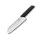 Нож кухонный Victorinox Swiss Modern Santoku Fluted, 17 см, черный, блистер