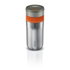 Портативна еспресо-кавоварка Wacaco Nanopresso сіра, механічна, для меленої кави