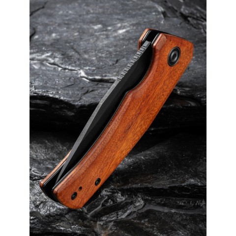 Ніж складаний кишеньковий Civivi Regulatron, (7.6 см) Nitro-V / Guibourtia Wood