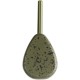 Грузило Brain In-Line Flat Lead 56g 2шт/уп green