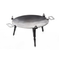 Сковорода туристична з ручками 480мм товщина 4мм СИЛА