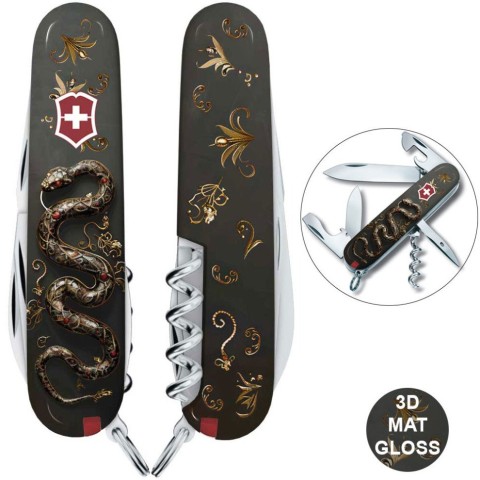 Ніж Victorinox Spartan Zodiac 3D 91мм,13функ ,Розкішна змія