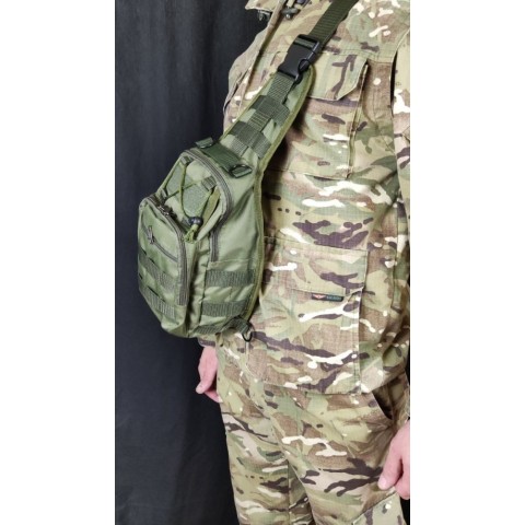 Тактическая сумка на плече OLIVE