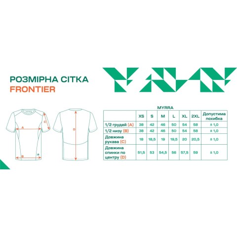 Футболка Frontier MYRRA M Women`s merino/cool max Melange
