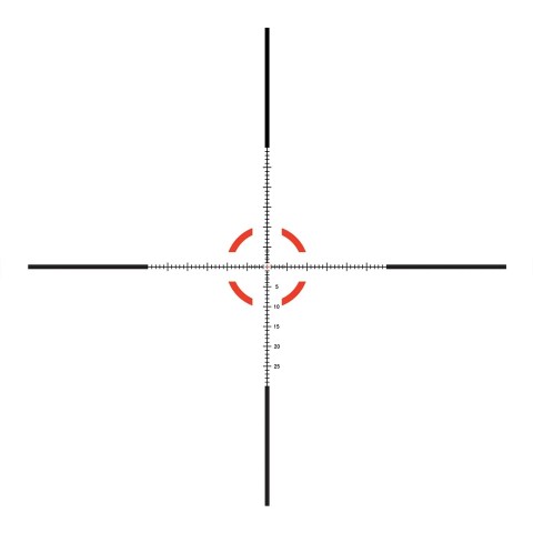 Приціл оптичний Trijicon Credo 1-8x28  Red/Green MRAD Segmented Circle