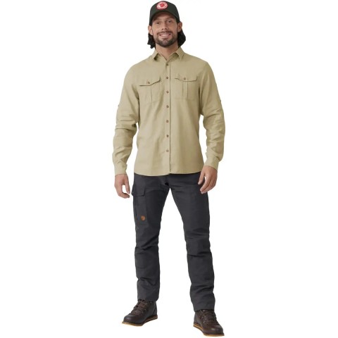 Рубашка Fjallraven Ovik Travel Shirt LS XL sand stone
