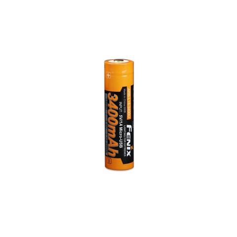 ARB-L18-3400U Акумулятор 18650 Fenix (3400 mAh) micro usb зарядка
