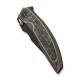 Ніж складаний мисливський Weknife Quinseris, (10,1 см) Bohler M390 / Titanium бронзовий