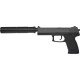 Пістолет страйкбольний ASG DL 60 SOCOM Spring кал.6 мм Black