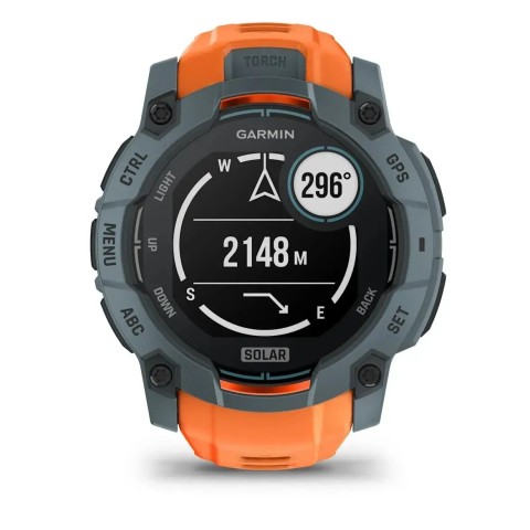 Смарт-годинник Garmin Instinct 3 (50 мм) Solar сутінковий/сонячний