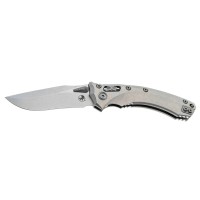 Нож Microtech Amphibian RAM-LOK Marfione Select Stonewash Slab Side Bronze Titanium