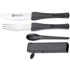 Набор столовых приборов Boker Snac Pac (нож,вилка,ложка)