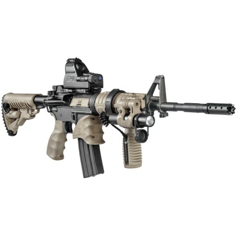 Тактичне цівку для М4, 3 планки Пикатинни, чорне