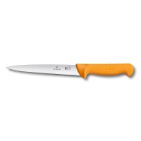 18 Нож кухонный филейный Victorinox Swibo Filleting, для филе, оранжевый, 18 см