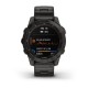 Смарт-годинник Garmin fenix 7 Sapphire Solar карбоново-сірий титановий DLC з титановим вентильованим браслетом
