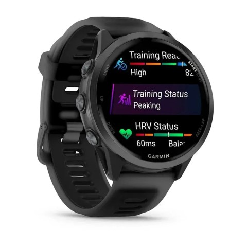 Смарт-годинник Garmin Forerunner 570 (47 мм) грифельно-сірий алюміній/чорний