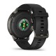 Смарт-годинник Garmin Venu 4 (45 мм) сланцевий з чорним силіконовим ремінцем
