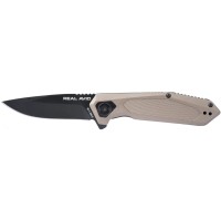 Нож Real Avid RAV-3, Black Oxide, Aluminum + SS ц:beige