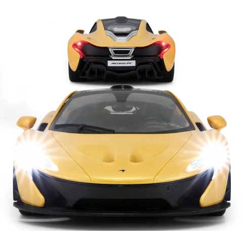 Машинка Rastar McLaren P1 на радиоуправлении. 1:14. Желтый