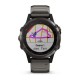 Смарт-часы Garmin fenix 5 Plus Sapphire серые титановые DLC с титановым ремешком