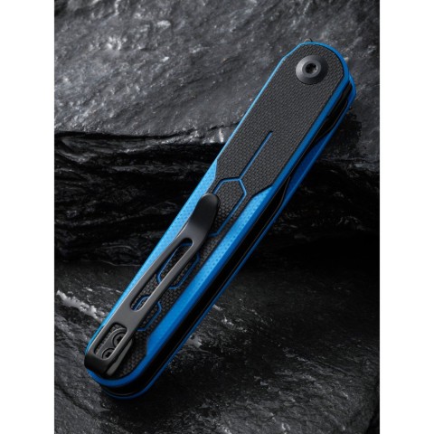 Ніж складаний кишеньковий Civivi KwaiQ , (7.6 см) Nitro-V / G10 чорно-синій