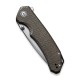 Ніж складаний туристичний Civivi Brazen, (8.8 см) D2 / Micarta зелений