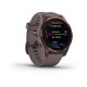 Смарт-годинник Garmin fenix 7S Sapphire Solar темно-бронзовий титановий з глиняно-сірим ремінцем