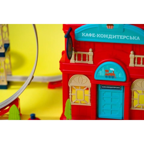 Ігровий набір OTAMANKO ХОРОБРИЙ ПАРОВОЗИК трюкова залізниця, 173 деталі,