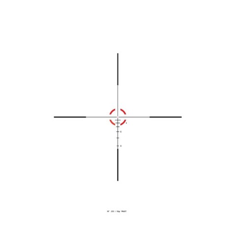 Приціл оптичний TRIJICON Credo 1-6x24 (30 мм) illum. 55gr .223 SFP Red