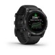 Смарт-годинник Garmin epix Pro Gen 2 Standard Edition (47мм) сланцево-сірий з чорним ремінцем