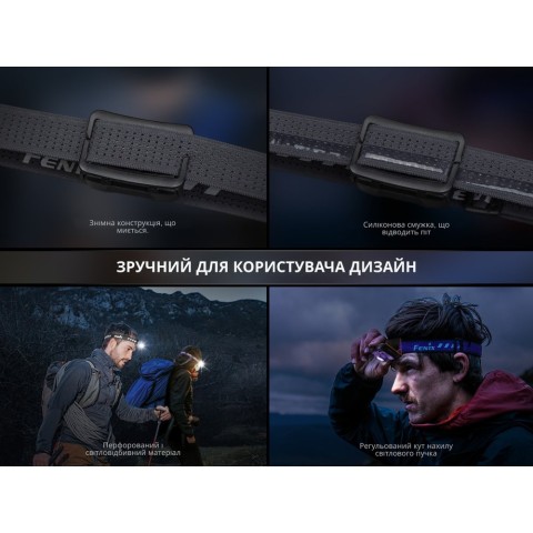 Ліхтар налобний Fenix HL12R V2.0 фіолетовий