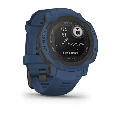Смарт-годинник Garmin Instinct 2 Solar синій