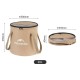 Складане відро для води з ЕВА Naturehike CNK2350CF010, 20 л, бежевий