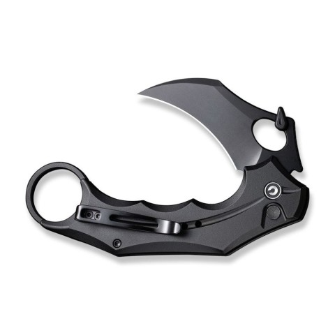 Ніж складаний кишеньковий Civivi Incisor II, (5.1 см) Nitro-V / Aluminum чорний