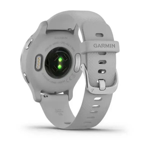 Смарт-годинник Garmin Venu 2S сірий зі сріблястим безелем