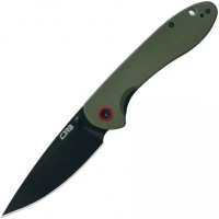 Нож CJRB Feldspar Black Blade, AR-RPM9 Steel, ц:green