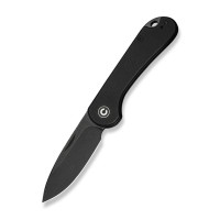 Ніж складаний кишеньковий Civivi Elementum Slip Joint, (7.5 см) 14C28N / G10 чорний