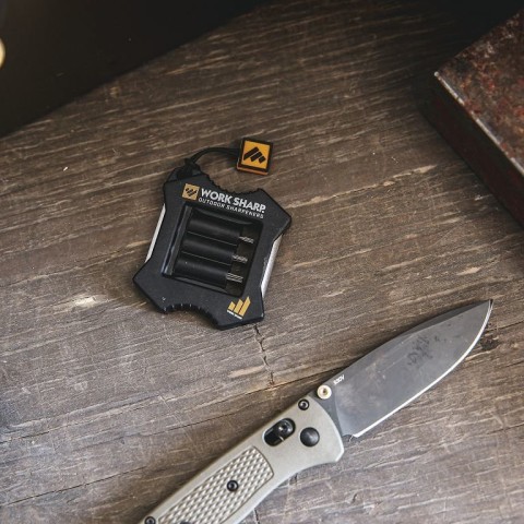 Акційний набір Work Sharp Точилка механічна The Precision Adjust Knife Sharpener WSBCHPAJ-I + Точилка механічна Micro WSEDCMCR