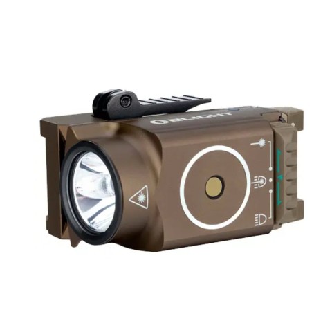 Ліхтар з ЛЦВ Olight Baldr Mini Green Laser Desert Tan