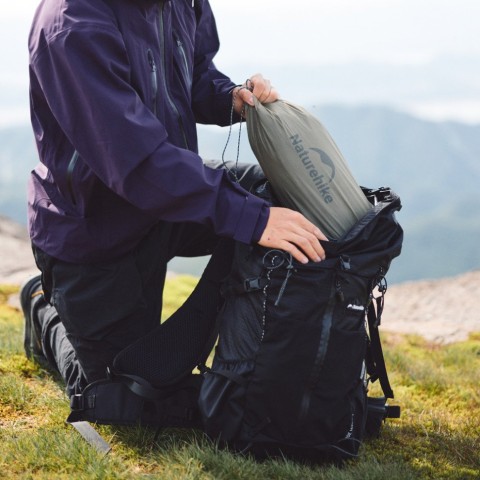 Намет надлегкий двомісний  з футпринтом Naturehike Cloud Up Pro CNK2350WS020,  20D, світлий сірий