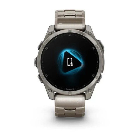 Смарт-годинник Garmin fenix 8 AMOLED (47 мм) Sapphire титан з титановим ремінцем