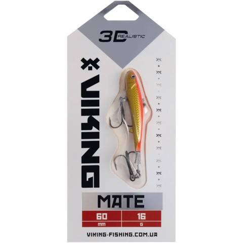 Балансир Viking Fishing Mate Ice Jig 60mm 17g #08 Candle Flame