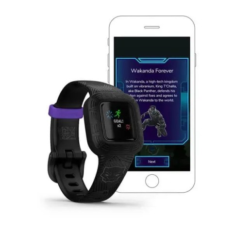 Фитнес-трекер детский Garmin vivofit jr.3 Марвел Черная Пантера